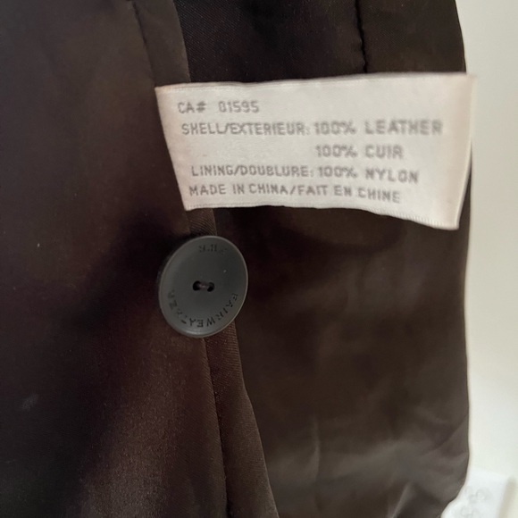 SOLD - ROXY Brown suede jacket Fits like Medium - Picture 9 of 9